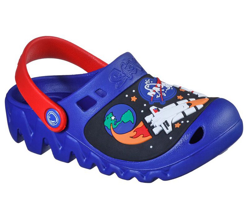 Skechers Nasa: Zaggle - Nebuloid - Boys Sandals Blue/Multicolor [AU-WH1478]